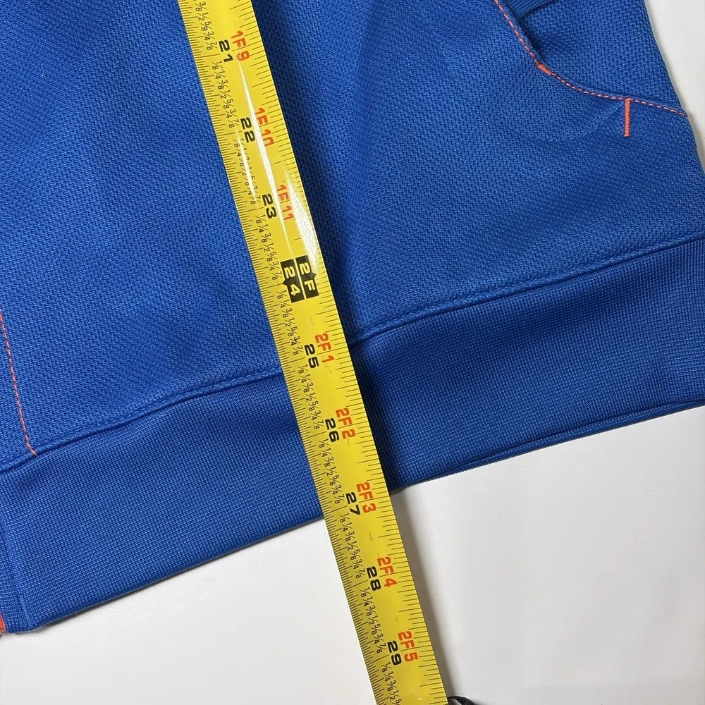 Reebok Center Ice NY Islanders Full Zip Hoodie Jacket‎ Blue Orange Size M
